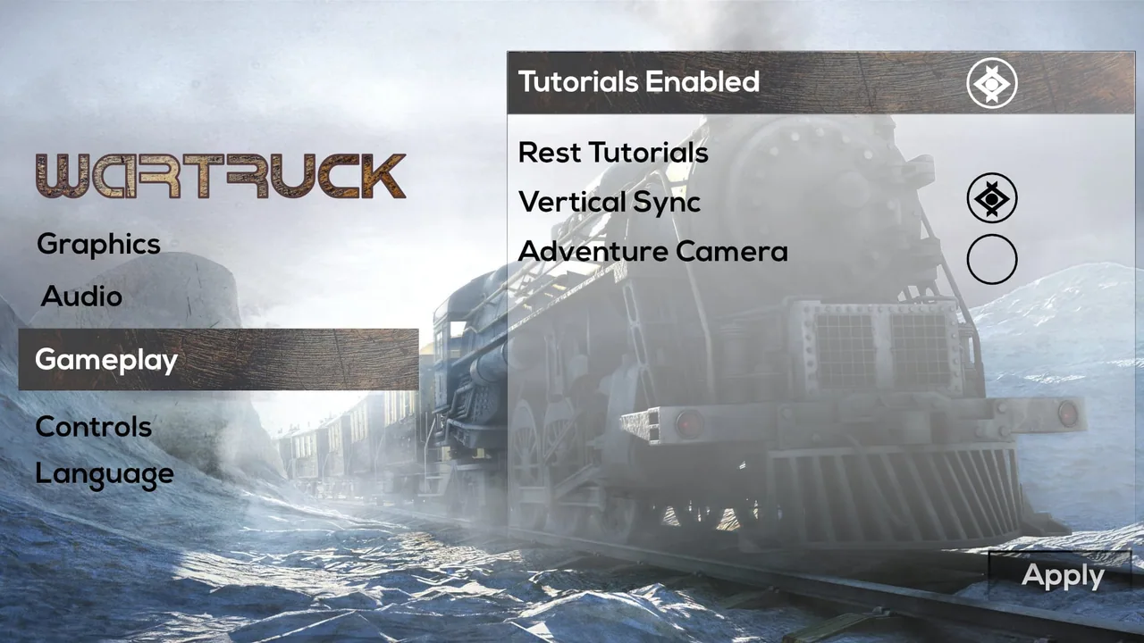 WarTruck: Settings: gameplay