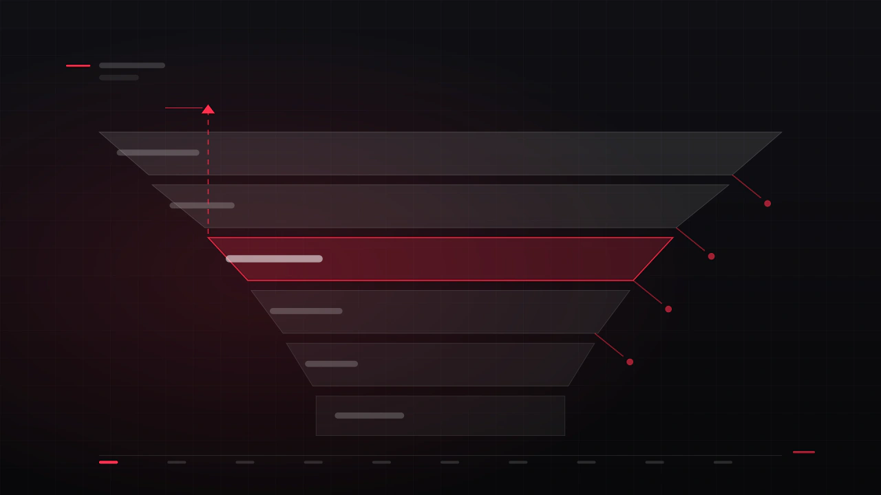 A drop-off curve across the first session, with the steps players are lost at marked and the first moment of play pulled earlier
