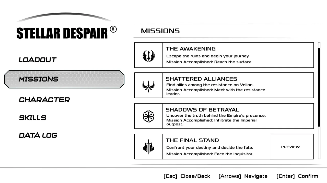 Stellar Despair wireframe 7